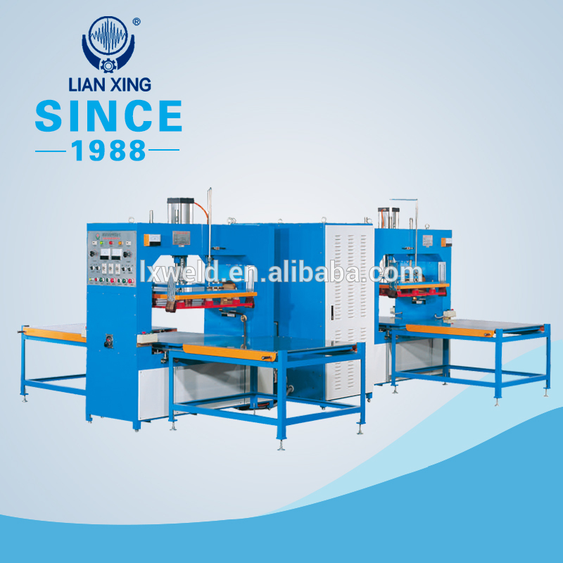 Four work station sliding style high frequency plastic welding machine